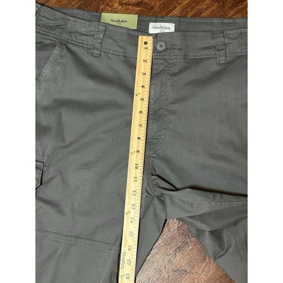 NWT Mens Cargo Shorts 6 Pockets 11" Inseam 40" Waist GRAY Goodfellow & Co - Picture 6 of 8